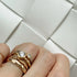 N°1 K18YG luxe diamond ring 0.7ct